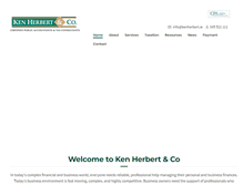 Tablet Screenshot of kenherbert.ie